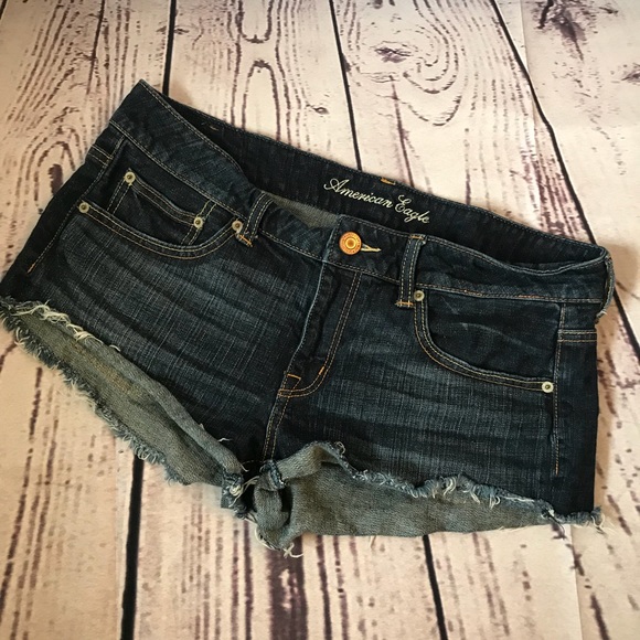 American Eagle Outfitters Pants - Distressed Denim Shorts (American Eagle) Size 8